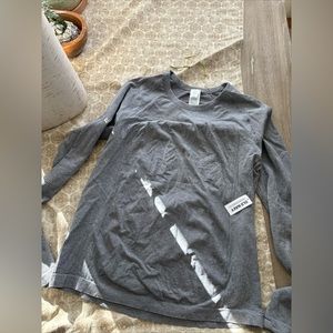 Old Navy Seamless Fast Dry Long Sleeve Active Wear Women’s T Shirt XXL Tall Gray